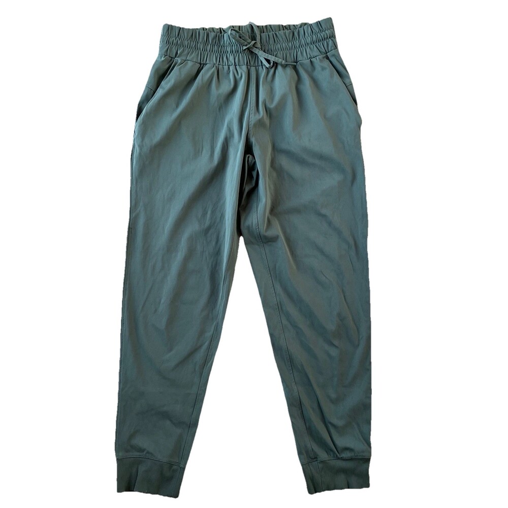 Member's Mark M Womens Olive Green Athleisure Travel Jogger Pants Pockets